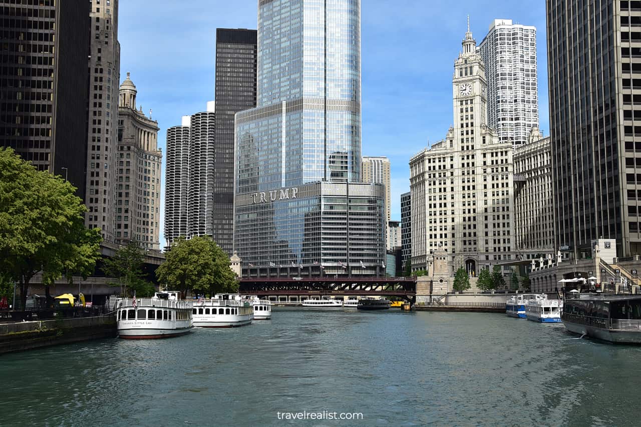 The Wrigley Building in Chicago, Illinois, US