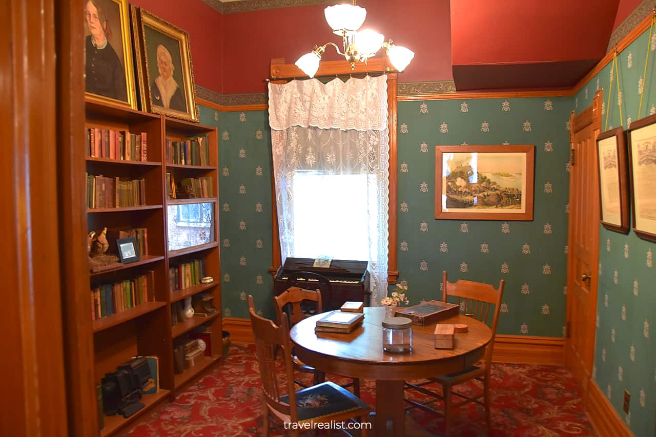 Study in Ernest Hemingway Birthplace Museum, Oak Park, Illinois, US