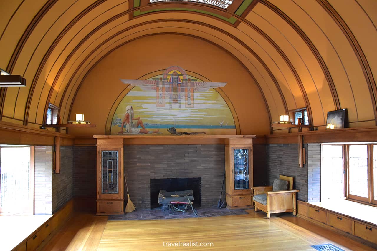 Playroom in Frank Lloyd Wright Home & Studio in Oak Park, Illinois, US, best uncrowded place to visit in March 2024