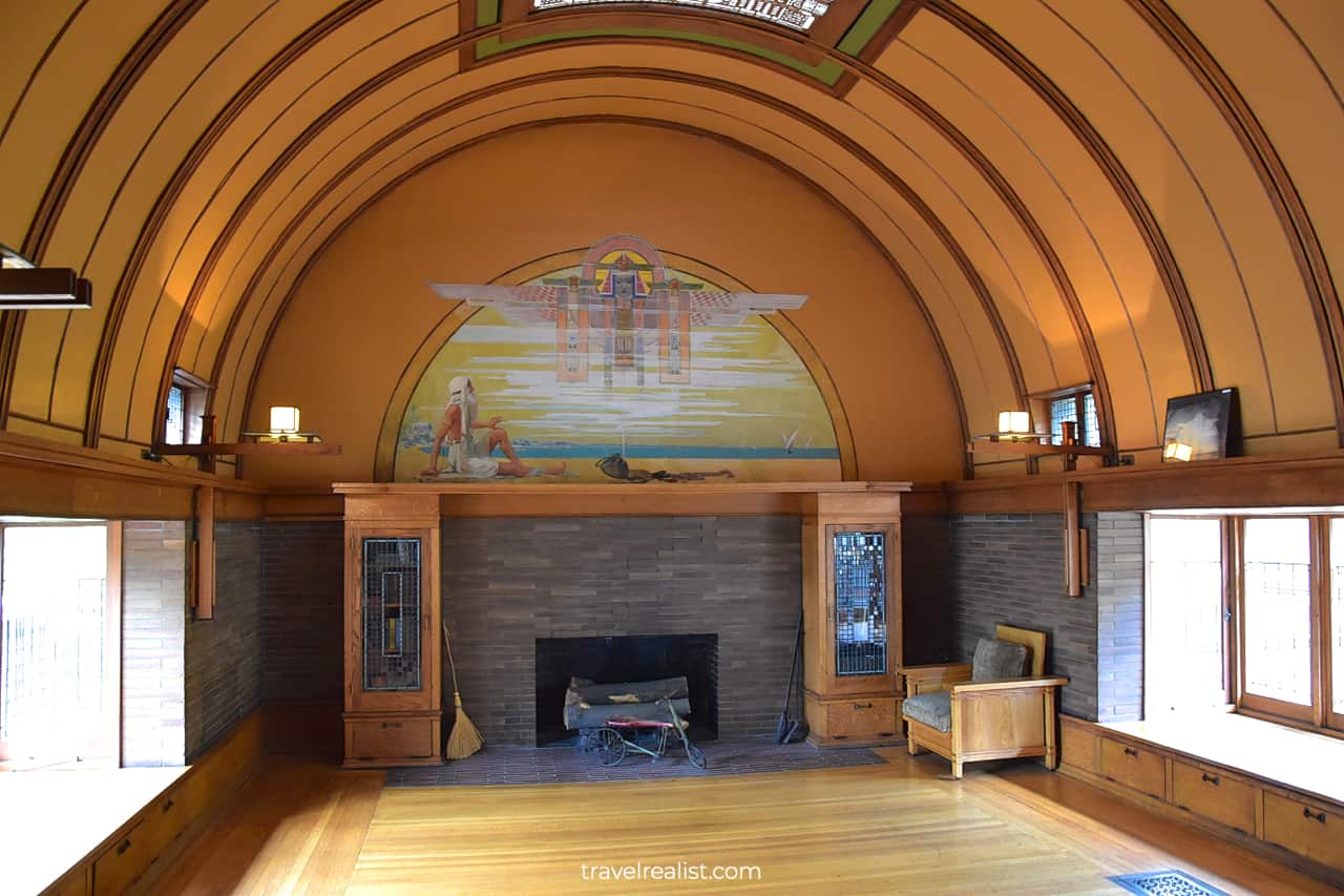 Playroom in Frank Lloyd Wright Home & Studio in Oak Park, Illinois, US