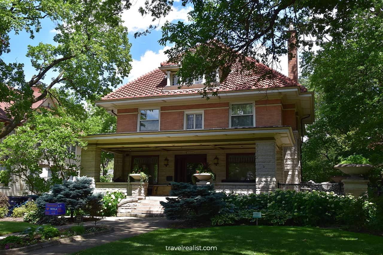 Andrew J. Redmond House in Oak Park, Illinois, US