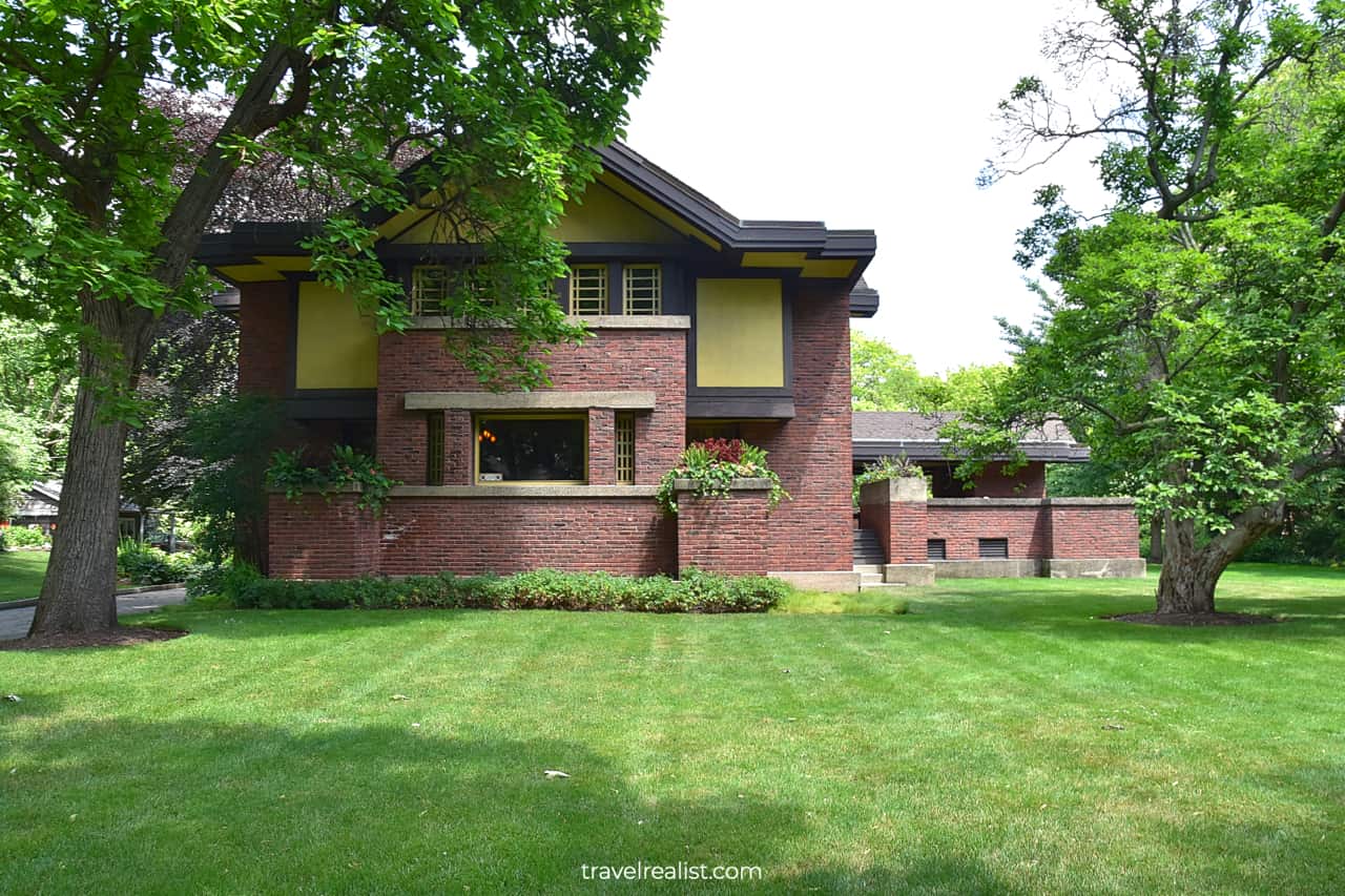 Peter A. Beachy House by Frank Lloyd Wright in Oak Park, Illinois, US