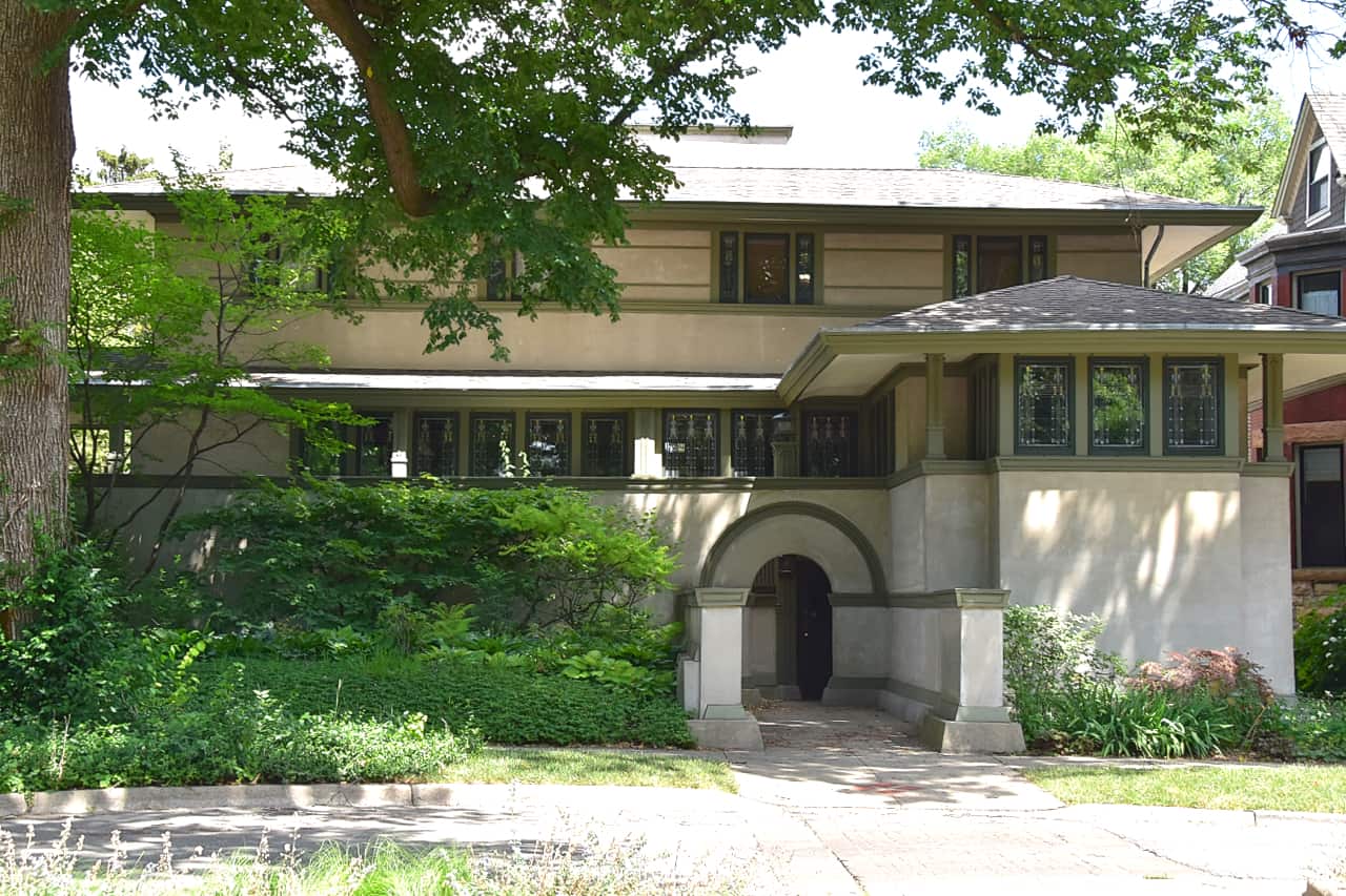 Frank W. Thomas House by Frank Lloyd Wright in Oak Park, Illinois, US