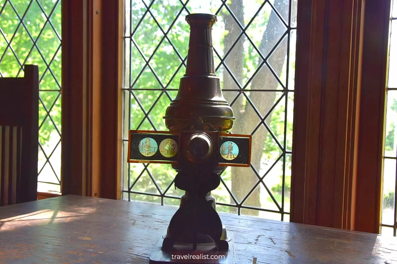Historic item in Frank Lloyd Wright Home & Studio in Oak Park, Illinois, US