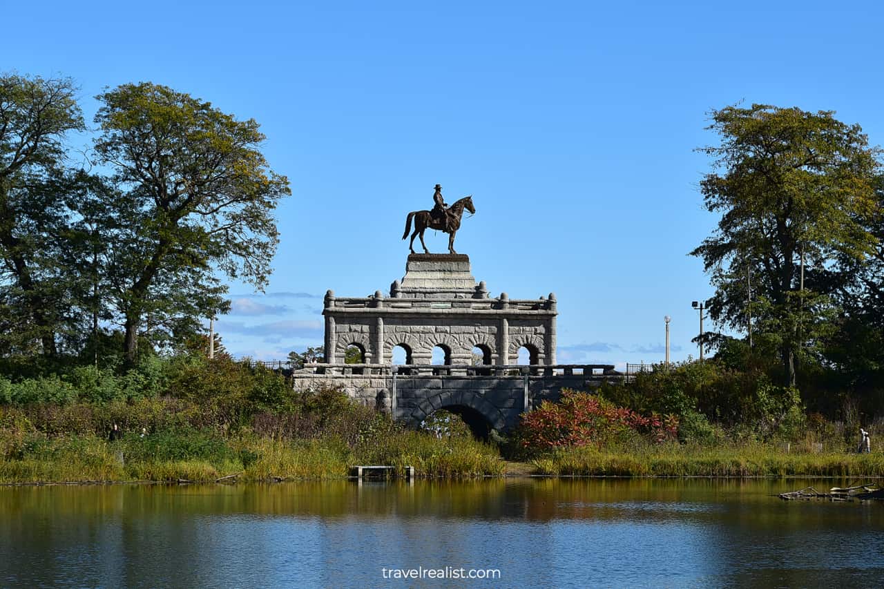 Ulysses S. Grant Monument in Lincoln Park, Chicago, Illinois, US