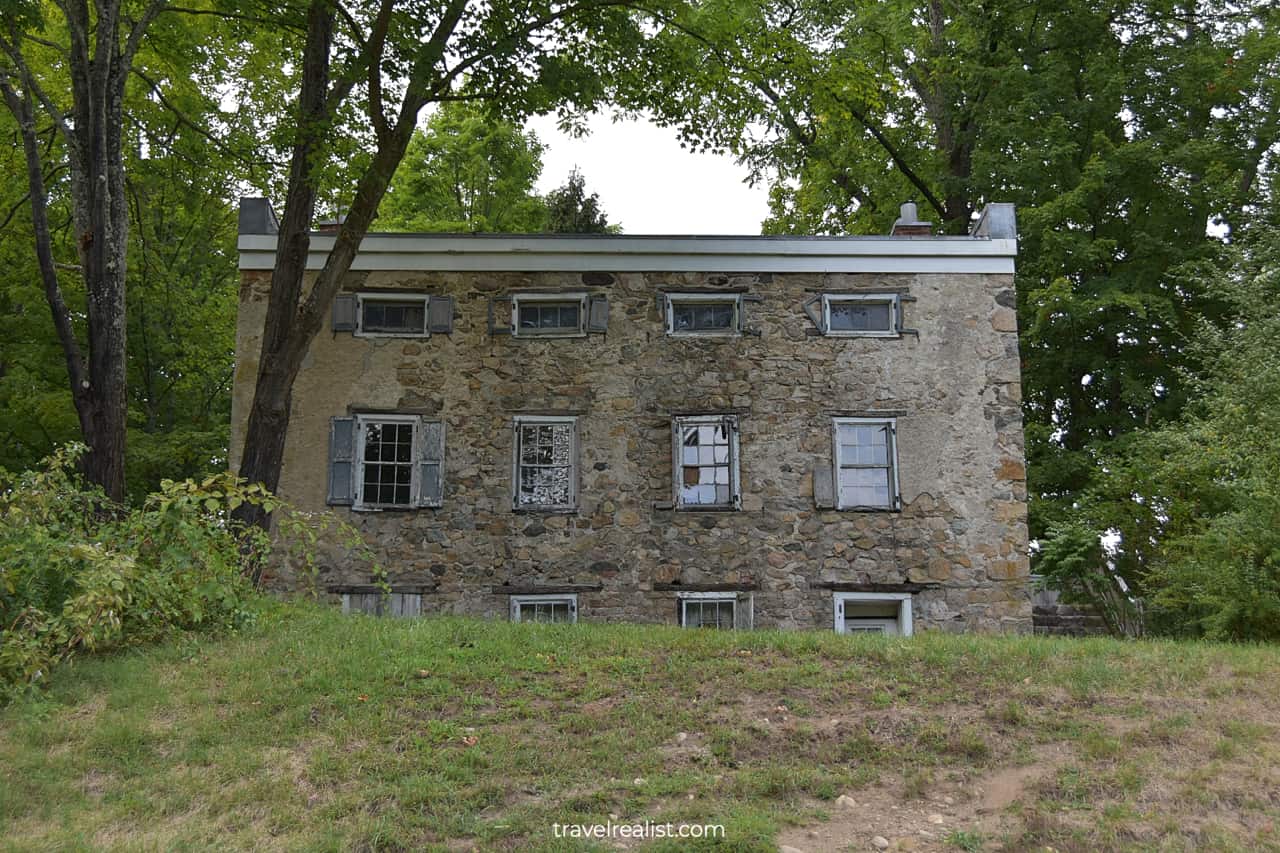 Canal House in Waterloo Village Historic Site, New Jersey, US