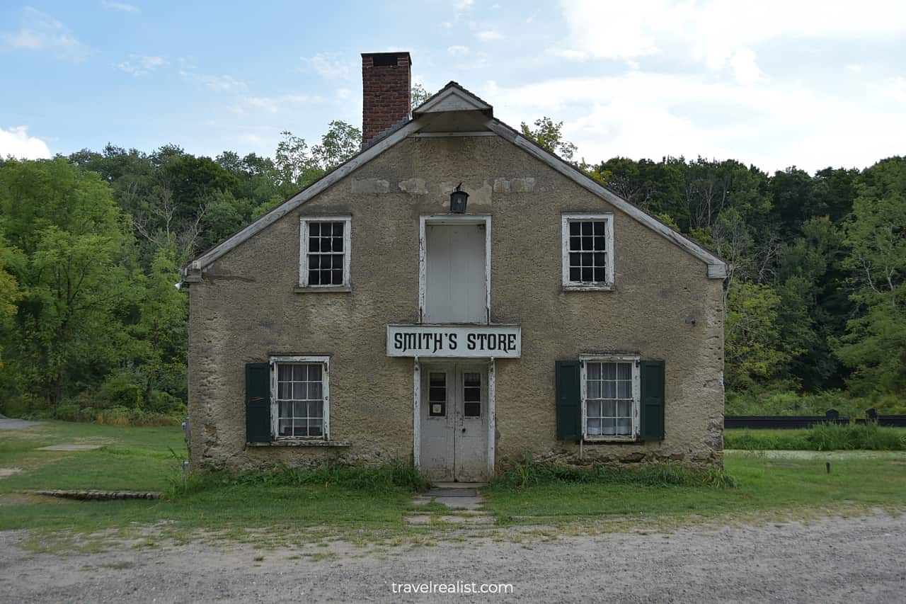 Smith's General Store in Waterloo Village Historic Site, New Jersey, US