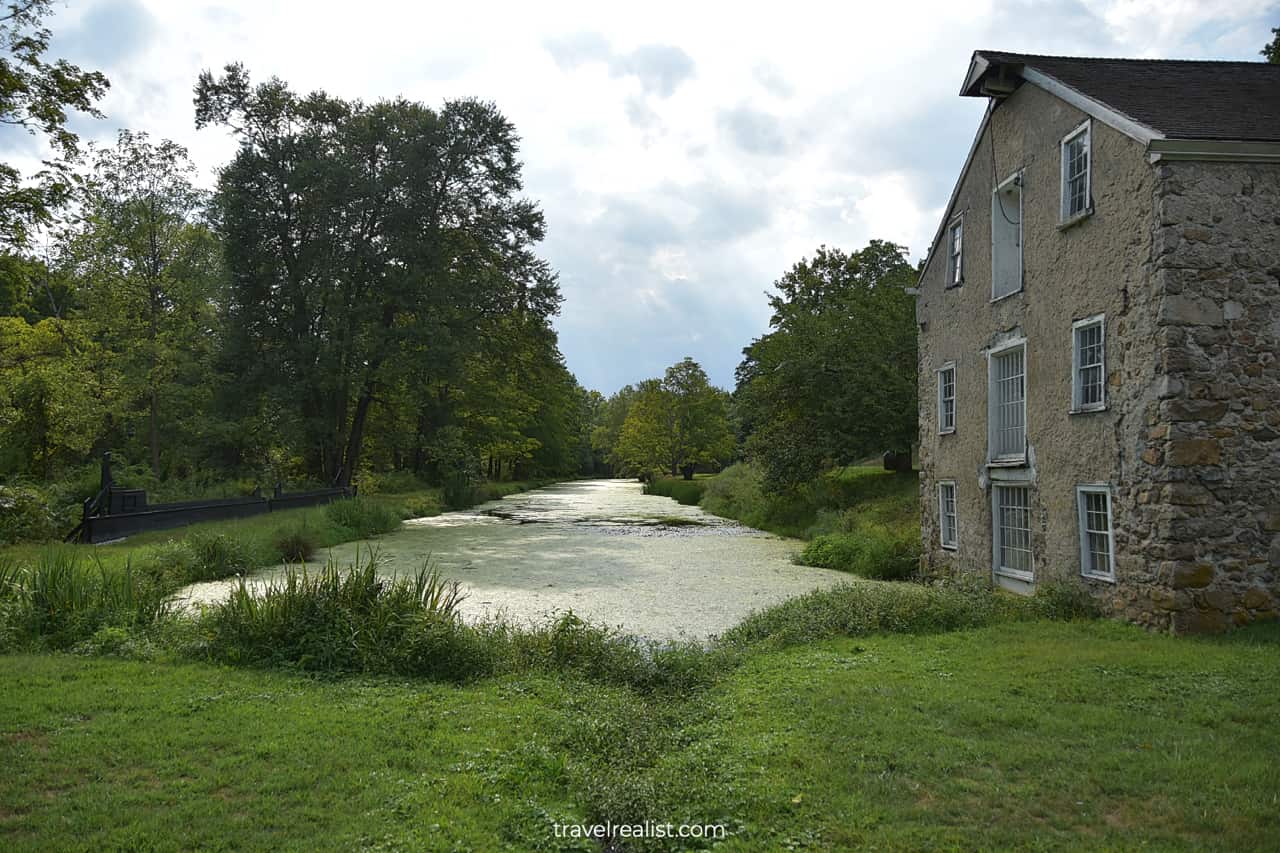 Morris Canal and Smith's General Store in Waterloo Village Historic Site, New Jersey, US