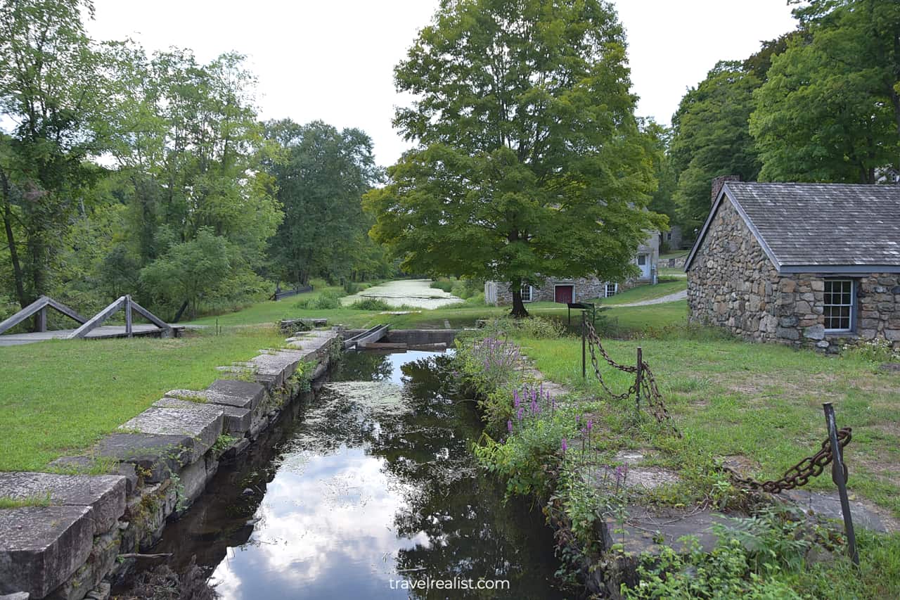 Morris Canal in Waterloo Village Historic Site, New Jersey, US
