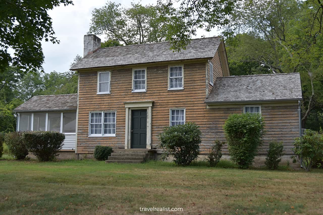 Library in Waterloo Village Historic Site, New Jersey, US