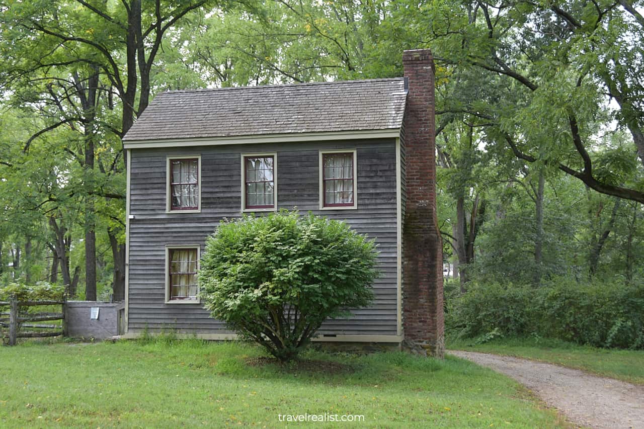 House in Waterloo Village Historic Site, New Jersey, US