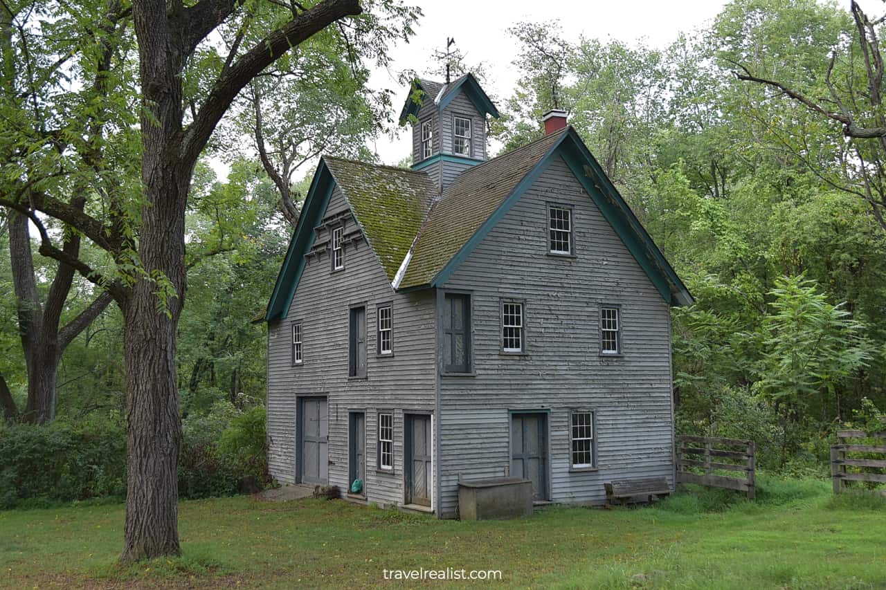 Peter Smith Carriage House in Waterloo Village Historic Site, New Jersey, US