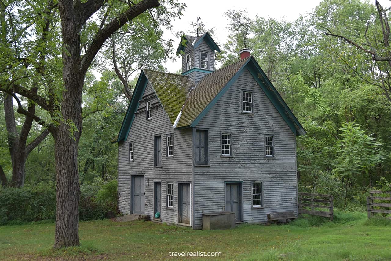 Peter Smith Carriage House in Waterloo Village Historic Site, the best place to visit in New Jersey, US