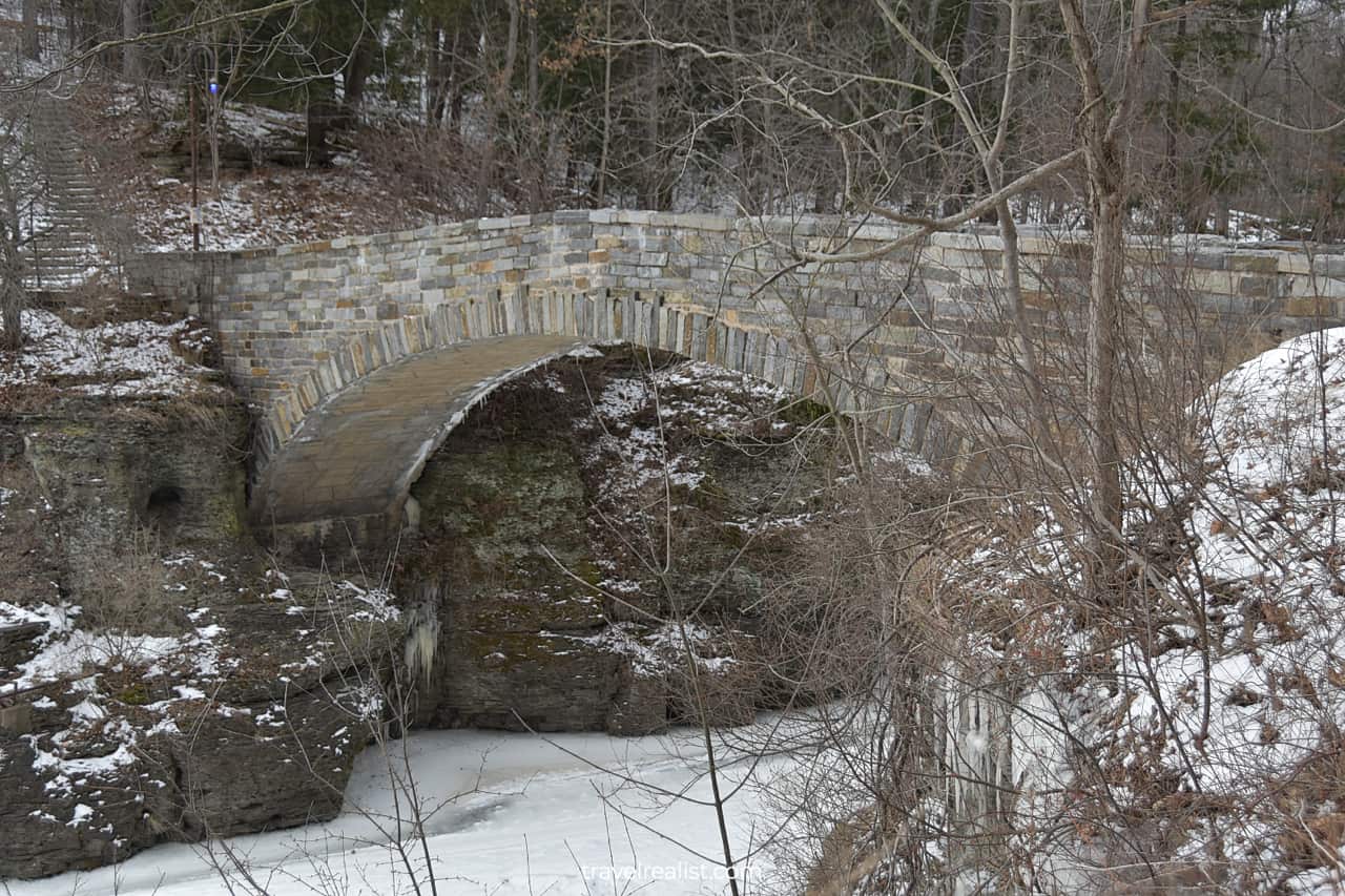 Sackett Foot Bridge in Ithaca, New York, US