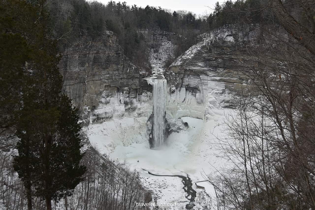 Taughannock Falls view near Ithaca, New York, US