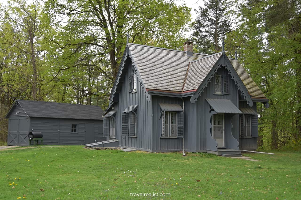 Gardener's Cottage in Home of Franklin D Roosevelt National Historic Site, New York, US