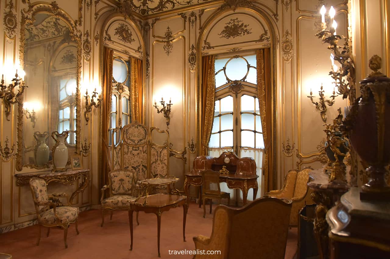 Reception Room in Vanderbilt Mansion National Historic Site, New York, US