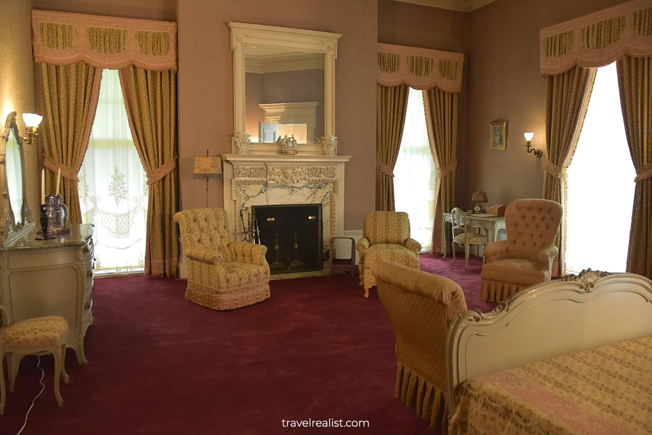 Mauve Room in Vanderbilt Mansion National Historic Site, New York, US