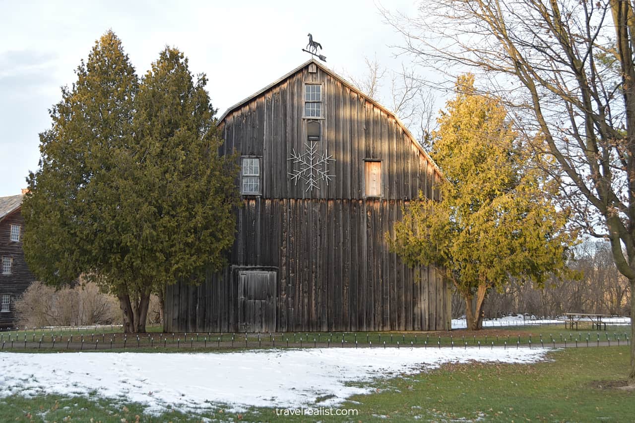 Display Barn in Ball's Falls Conservation Area, Lincoln, Ontario, Canada