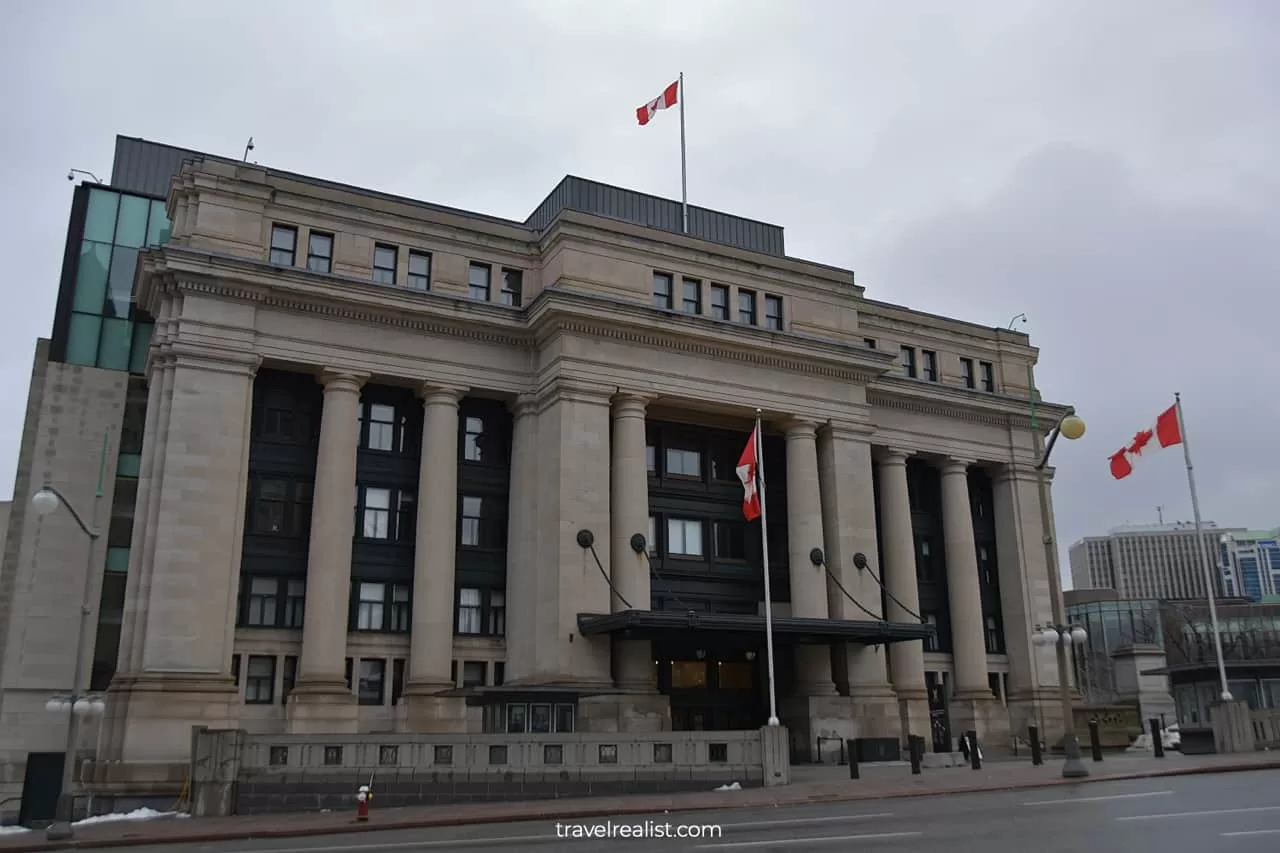 Senate of Canada Building in Ottawa, Ontario, Canada