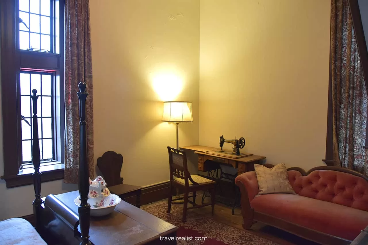 Servant's Room at Casa Loma mansion in Toronto, Ontario, Canada