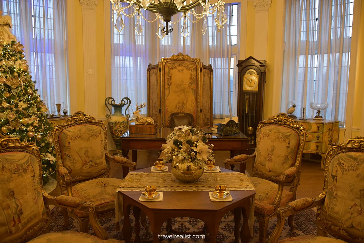 Round Room in Casa Loma mansion in Toronto, Ontario, Canada