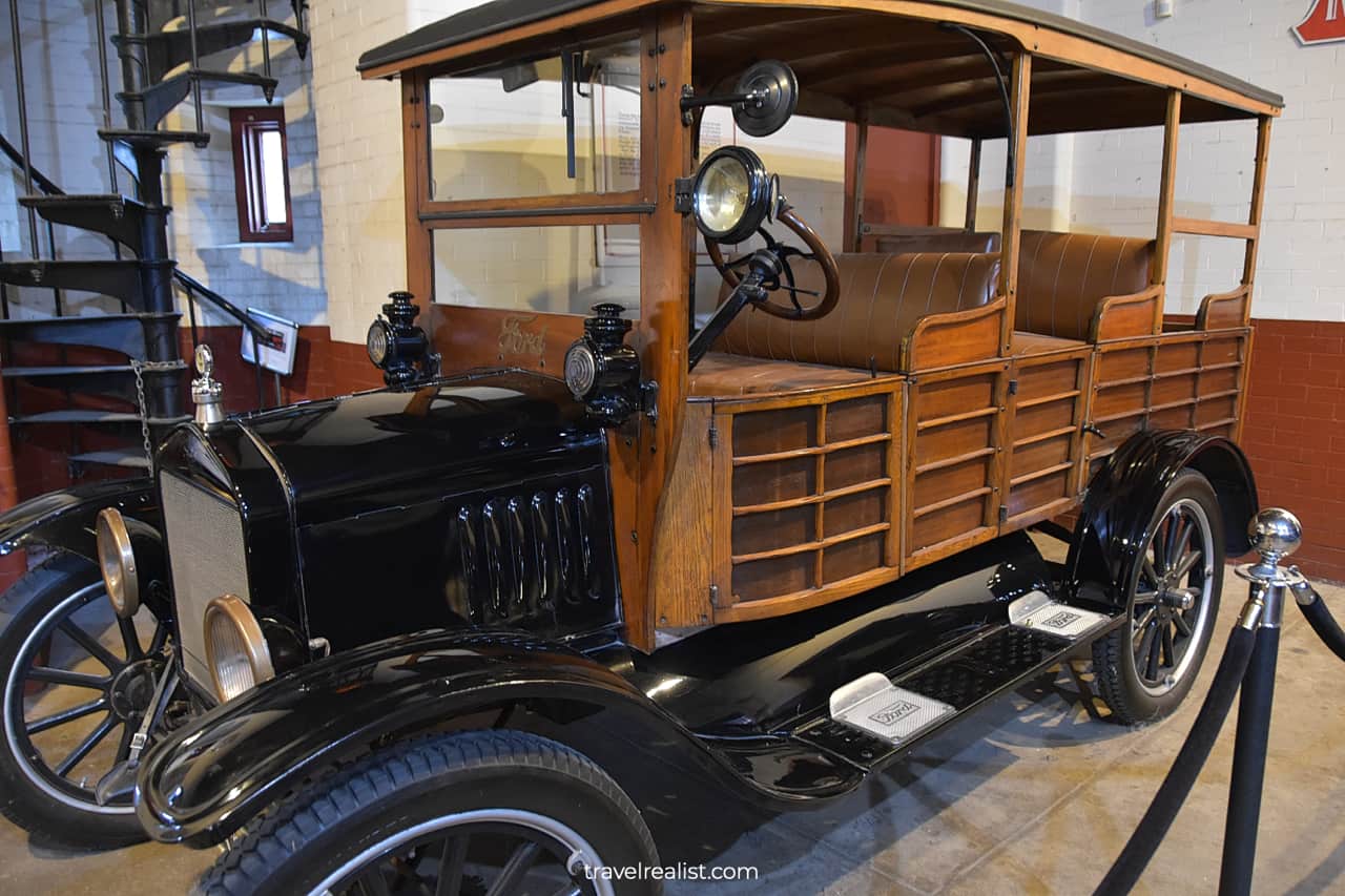 Car in Automotive Museum in Stables of Casa Loma mansion in Toronto, Ontario, Canada