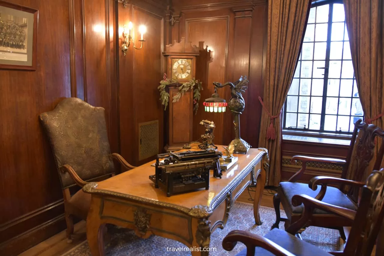 Sir Henry's Study in Casa Loma mansion in Toronto, Ontario, Canada