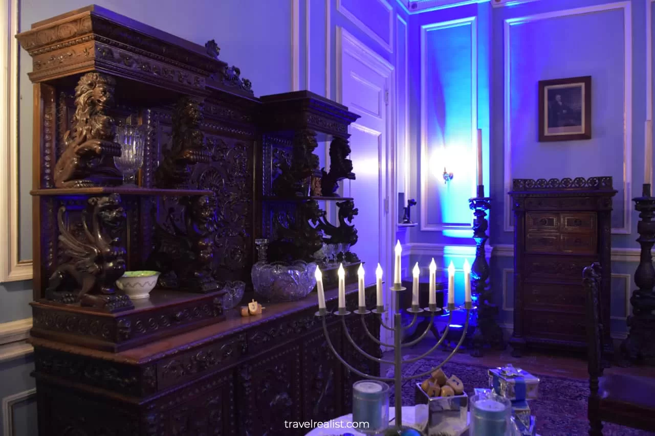 Serving Room in Casa Loma in Toronto, Ontario, Canada