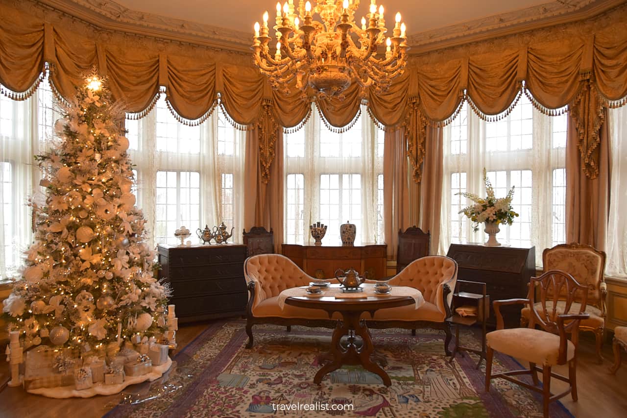 Sitting Room in Casa Loma mansion in Toronto, Ontario, Canada