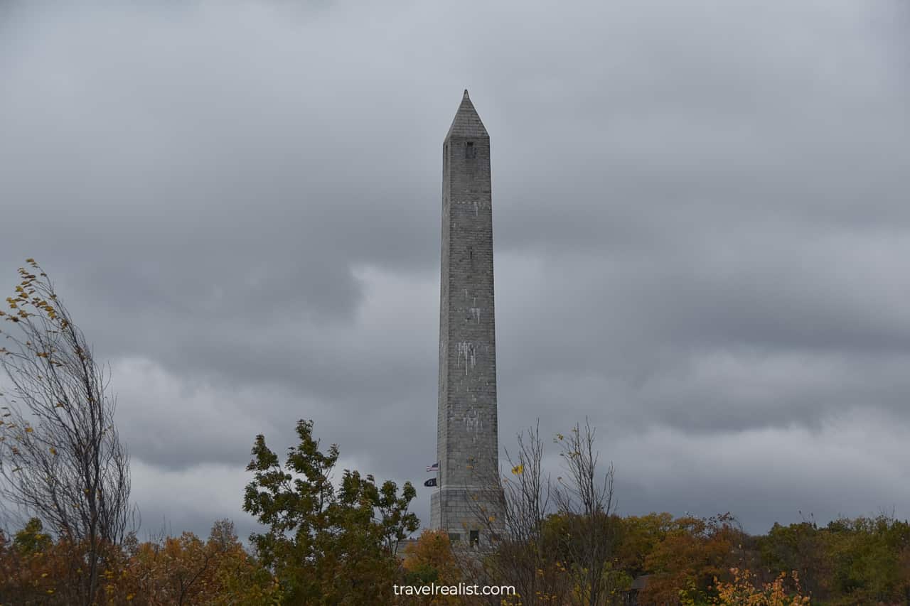 Stone High Monument in High Point State Park, New Jersey, US