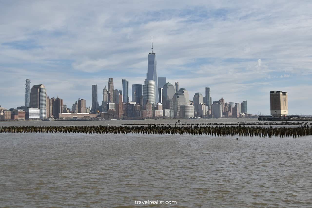 World Trade Center and Holland Tunnel views from Jersey City, New Jersey, US