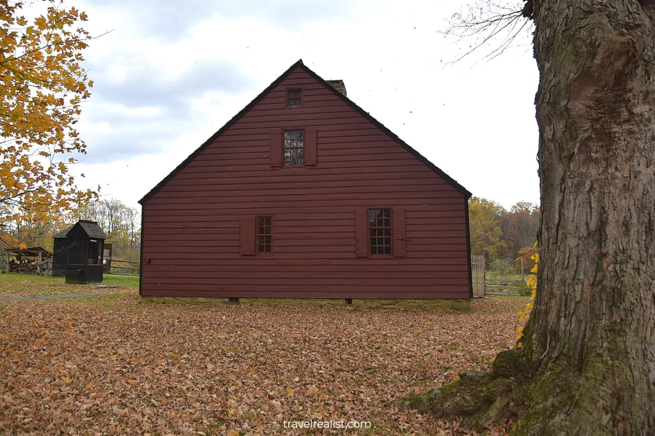 Wick House in Jockey Hollow in Morristown National Historical Park, New Jersey, US