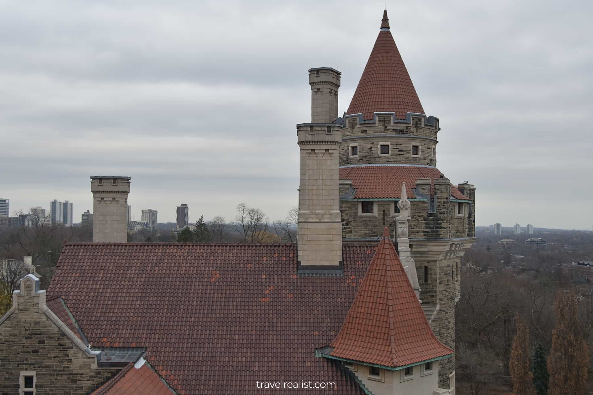 Casa Loma mansion in Toronto, Ontario, Canada, the best place to visit in Ontario in winter