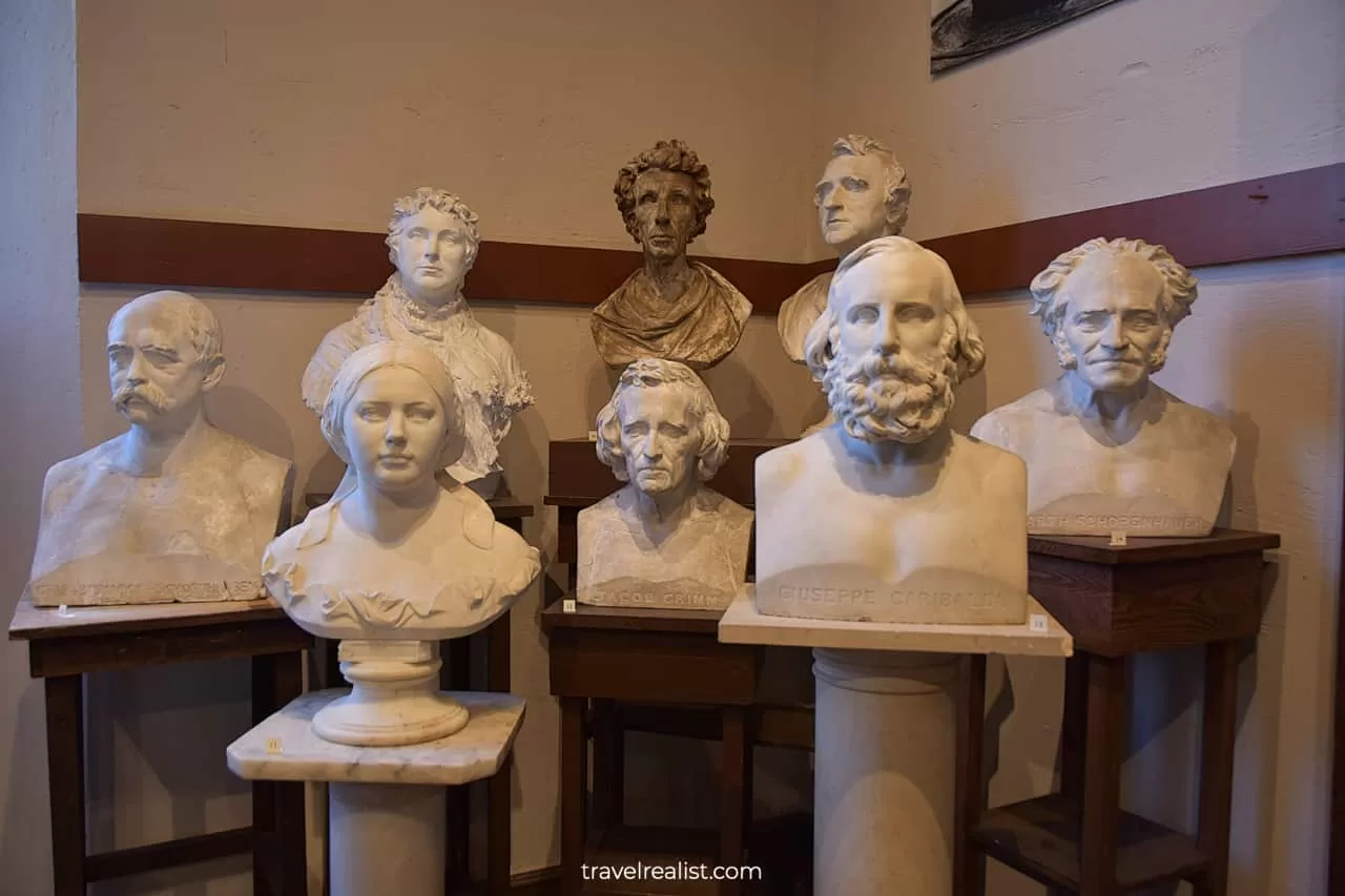 Busts in Elisabet Ney Museum in Austin, Texas, US