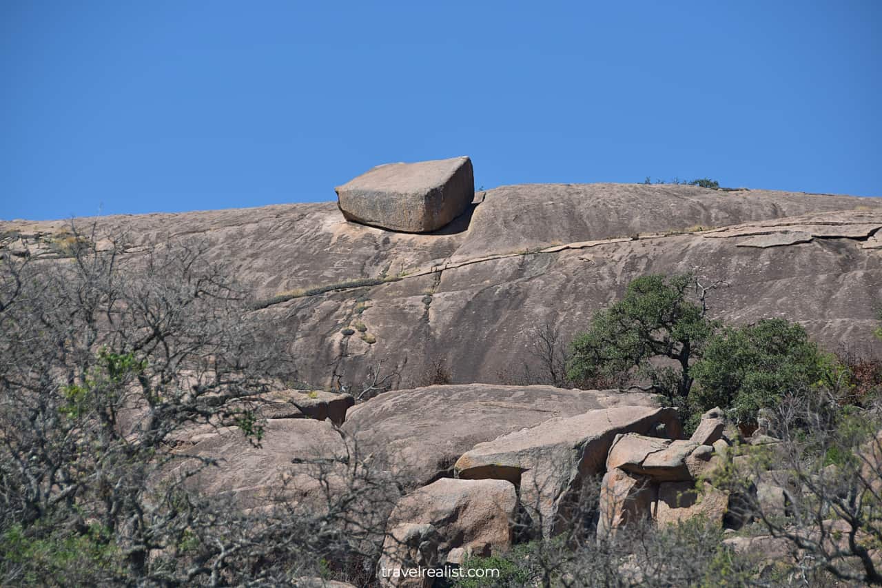 Boulders on Little Rock in Enchanted Rock State Natural Area, Texas, US