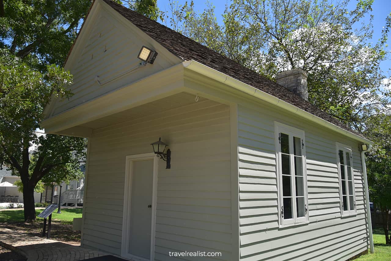 Detached Kitchen in French Legation State Historic Site in Austin, Texas, US