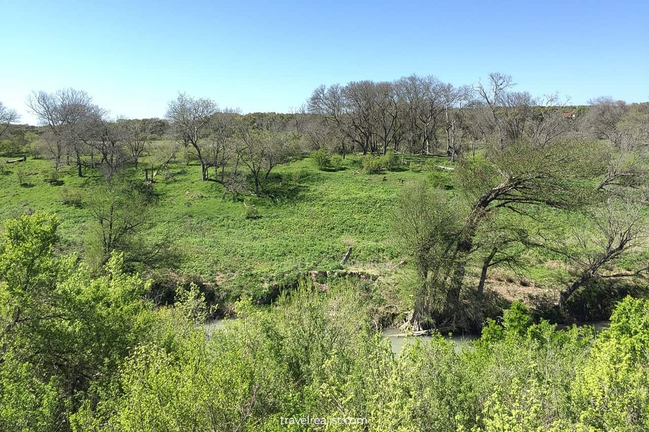 Bauer Unit views from Discovery Center Loop in Guadalupe River State Park near San Antonio, Texas, US