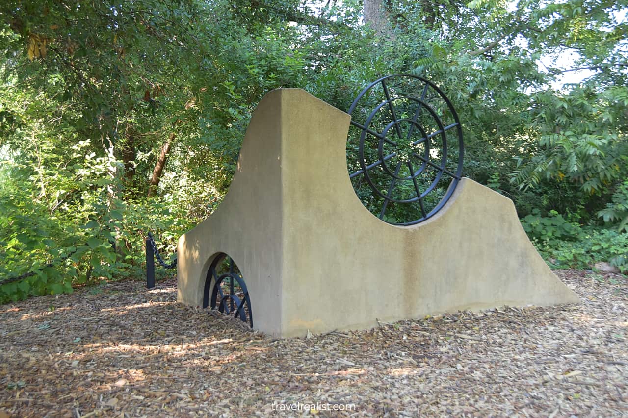 Time Span in The Contemporary Austin Laguna Gloria in Texas, US