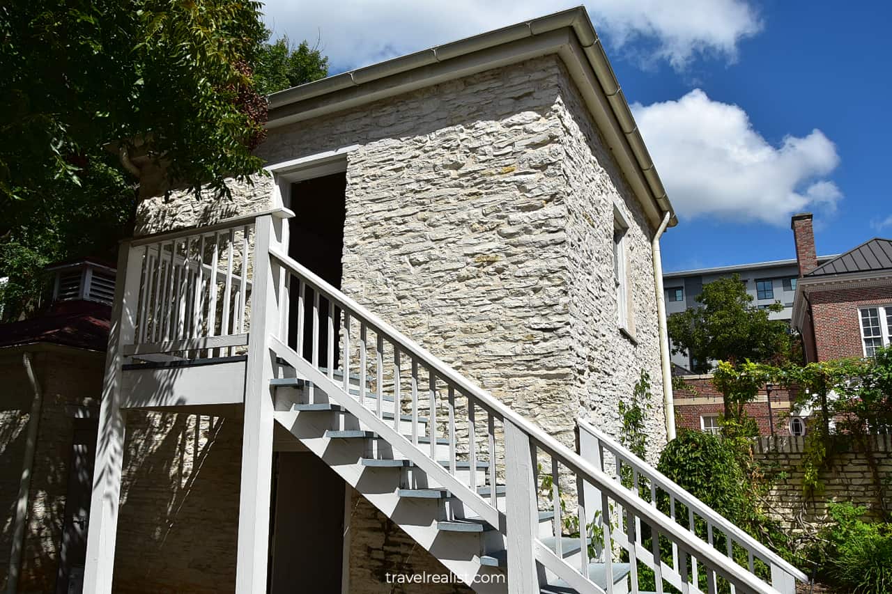 Slave Quarters at Neill-Cochran House Museum in Austin, Texas, US