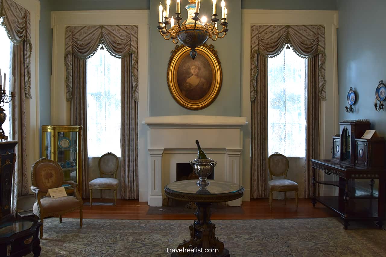 French Parlor at Neill-Cochran House Museum, the best house museum to visit in Austin, Texas, US