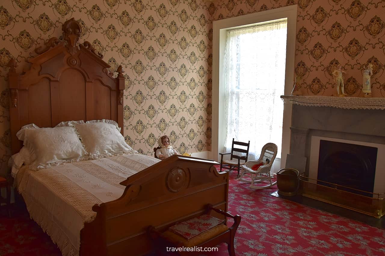 Cochran Master Bedroom at Neill-Cochran House Museum in Austin, Texas, US