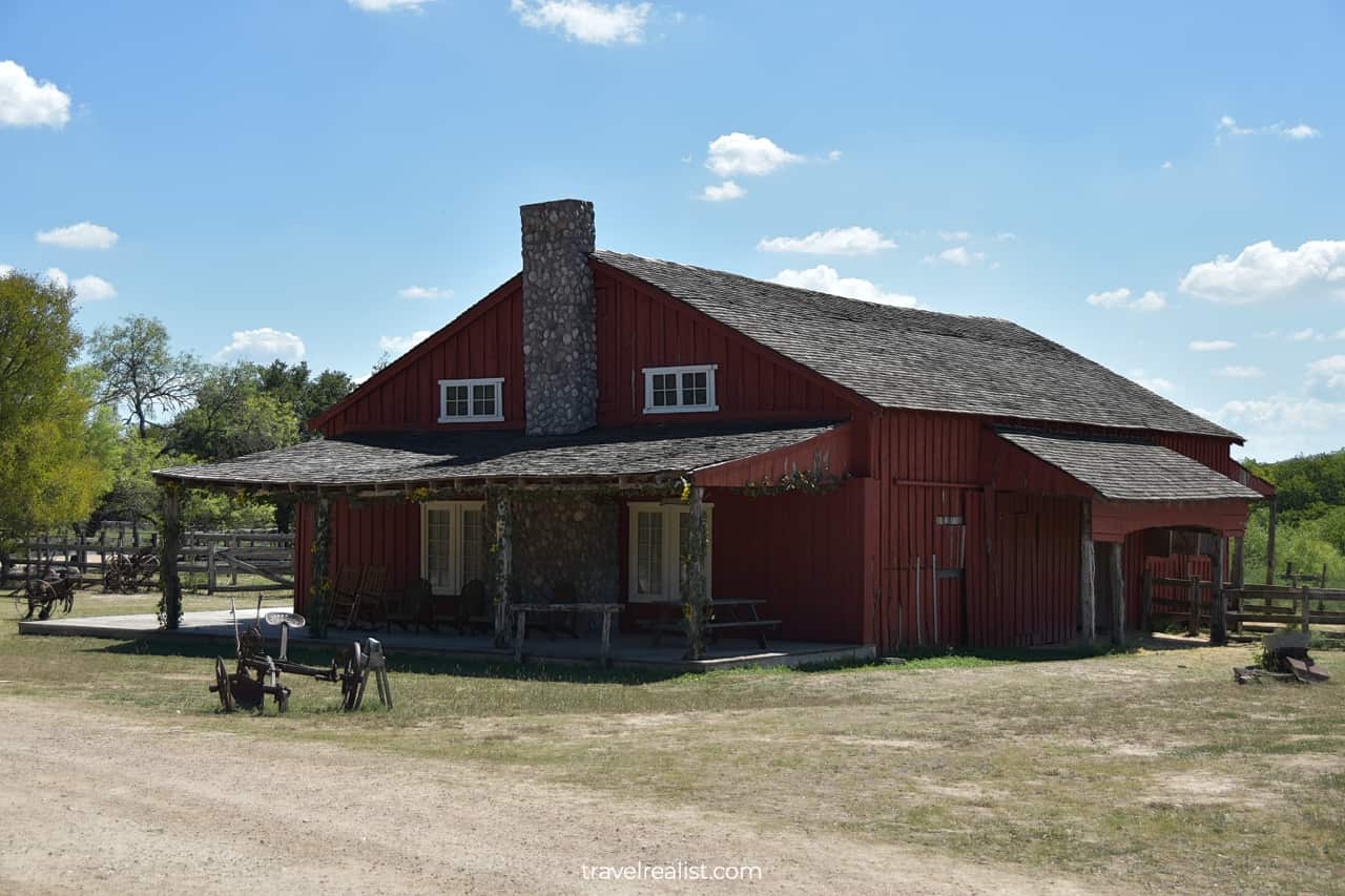 Scarborough Barn in Jourdan-Bachman Pioneer Farms in Austin, Texas, US