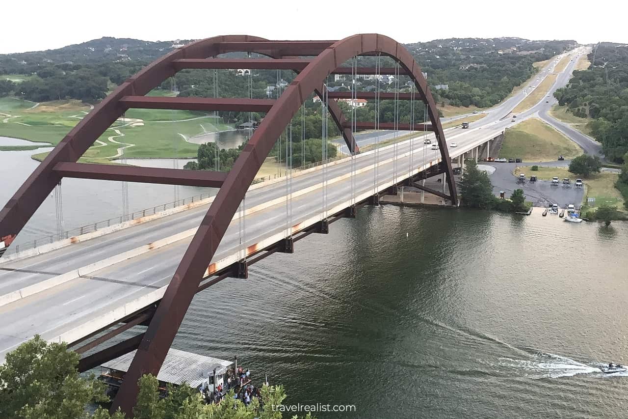 Pennybacker Bridge on 360 Highway in Austin, Texas, US