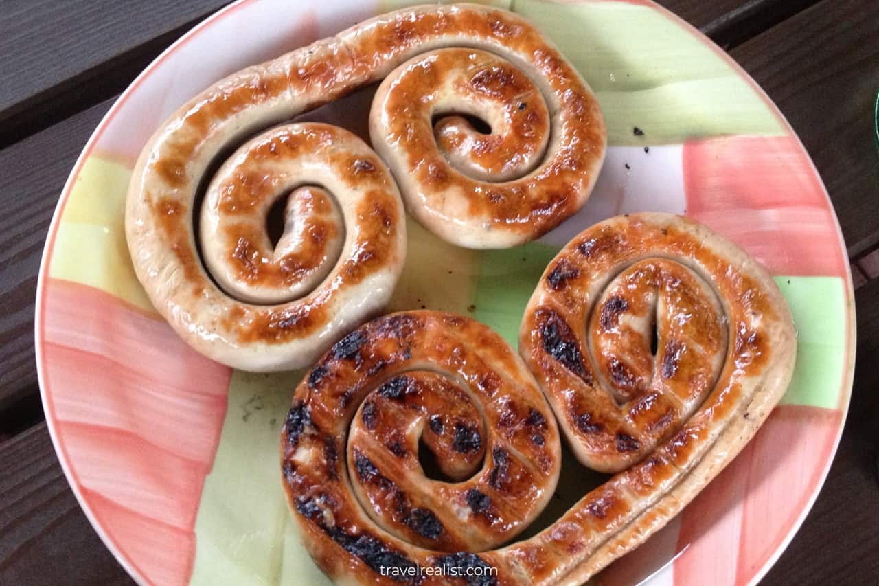 Sausages in San Antonio, Texas, US