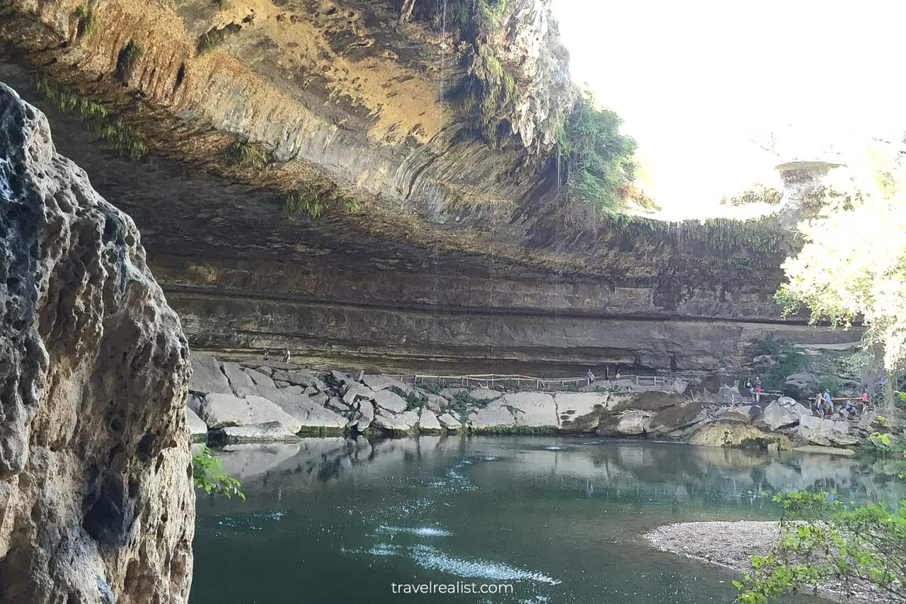 Grotto at Hamilton Pool near Austin, Texas, US
