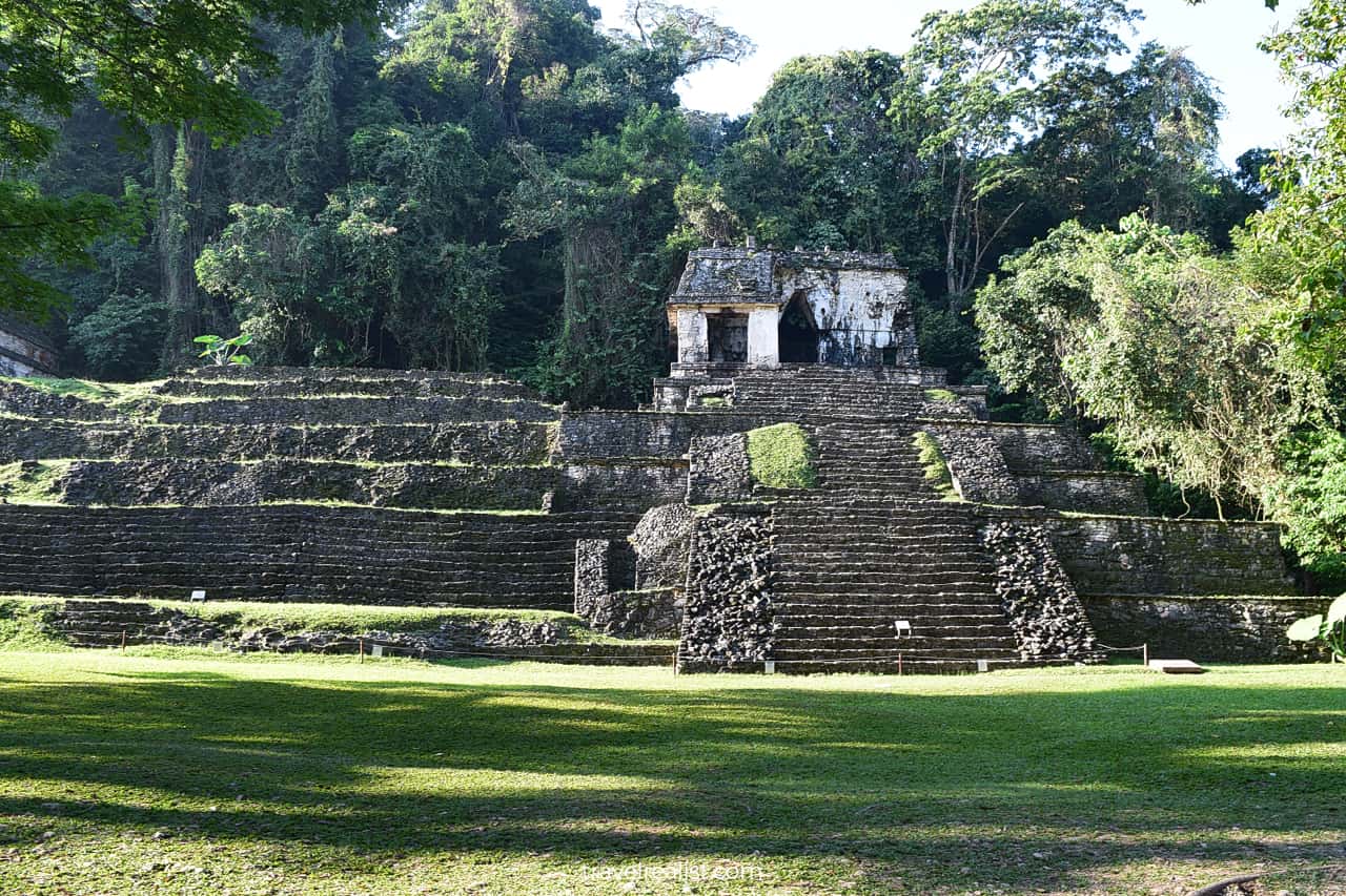Temple of the Skull in Palenque, Mexico