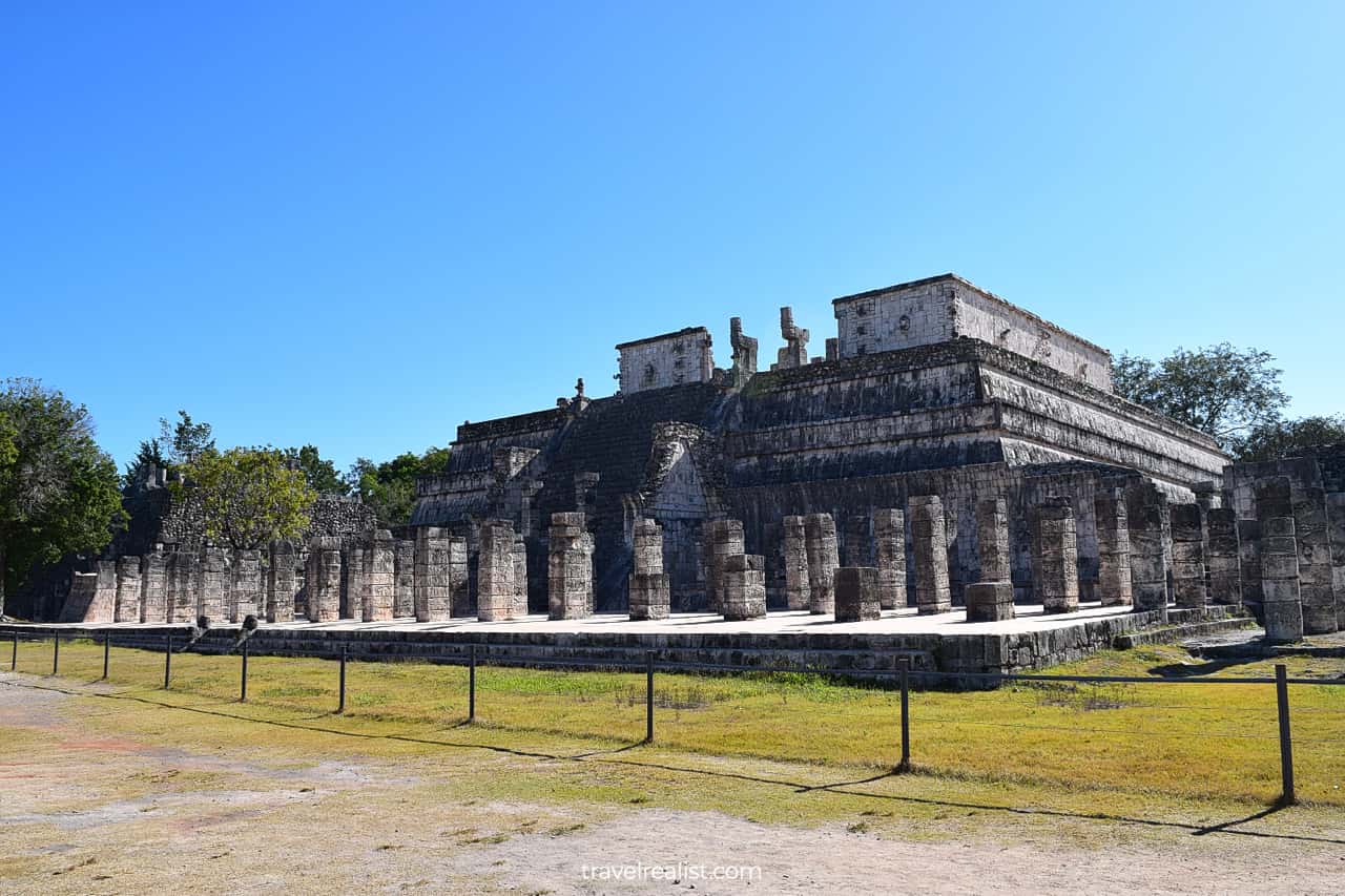 Temple of the Warriors in Chichen Itza, Mexico