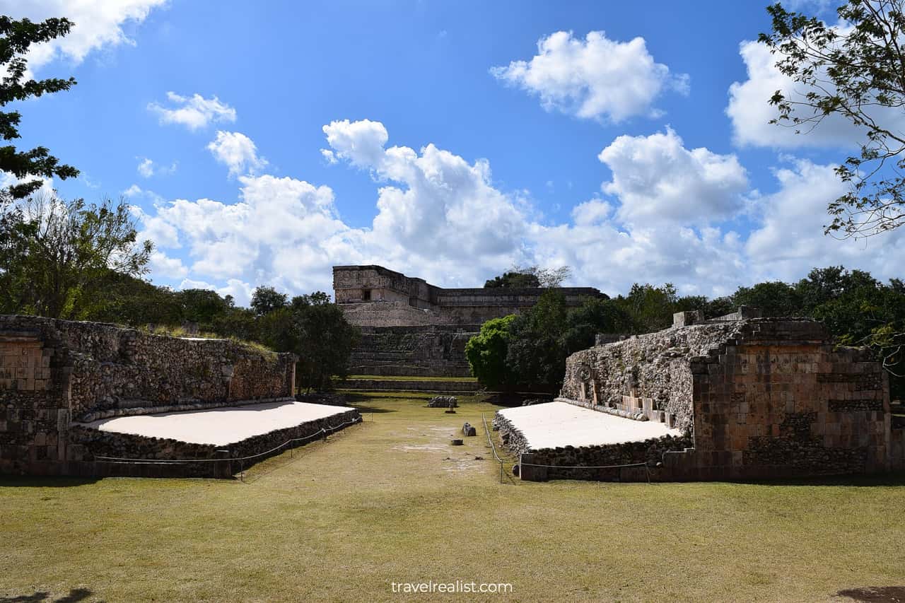 Ball Court in Uxmal, Mexico