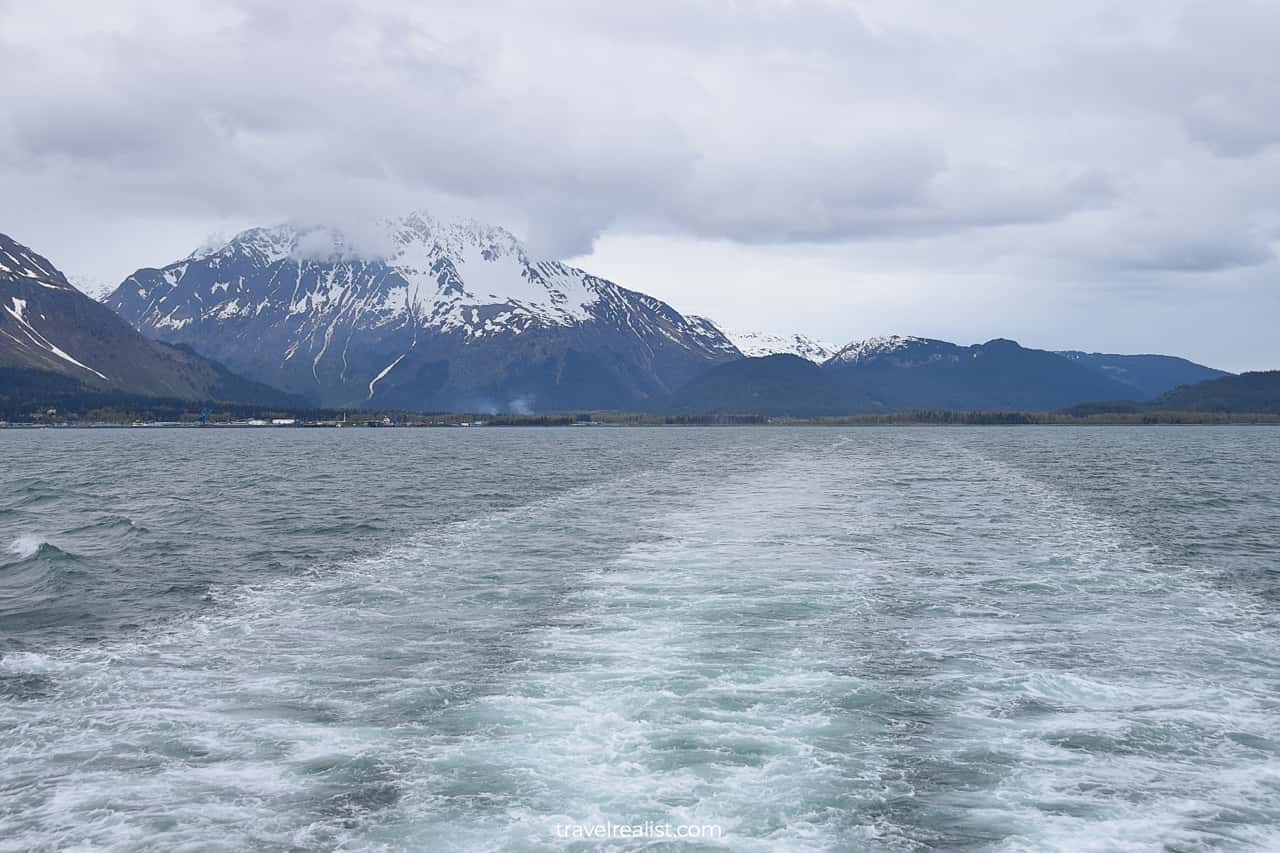 Resurrection Bay waters in Alaska, US